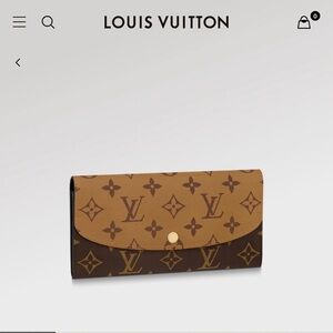 Auth Louis Vuitton Emilie Wallet